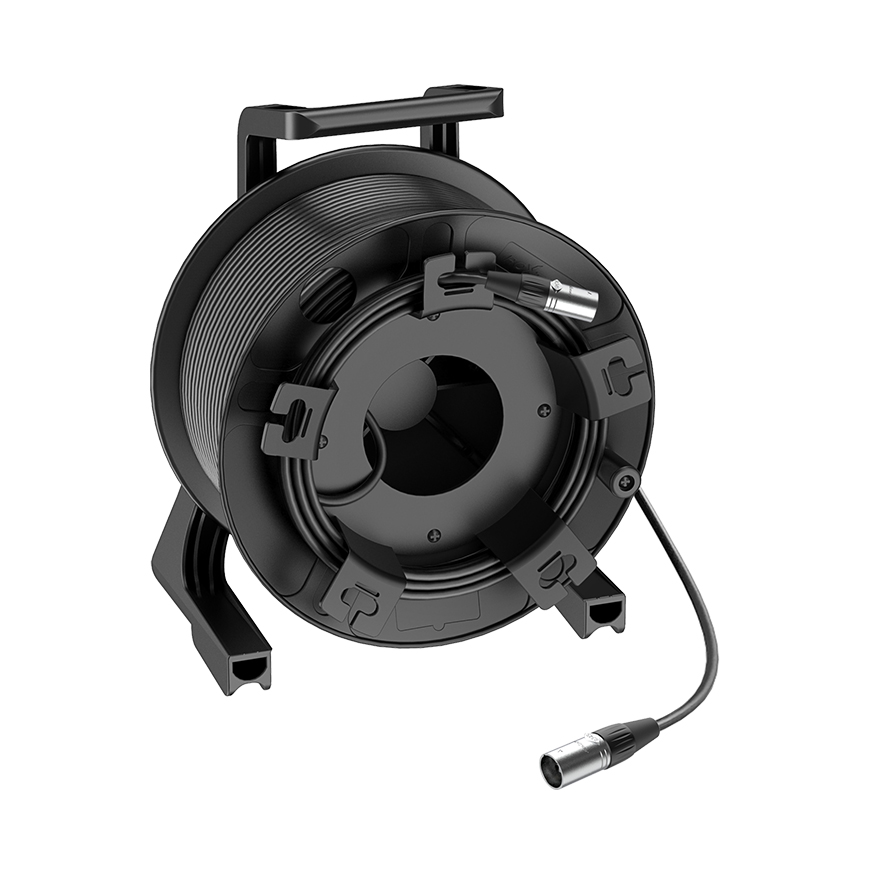 Professional unbreakable cable drum system, CAT6a(S/FTP)