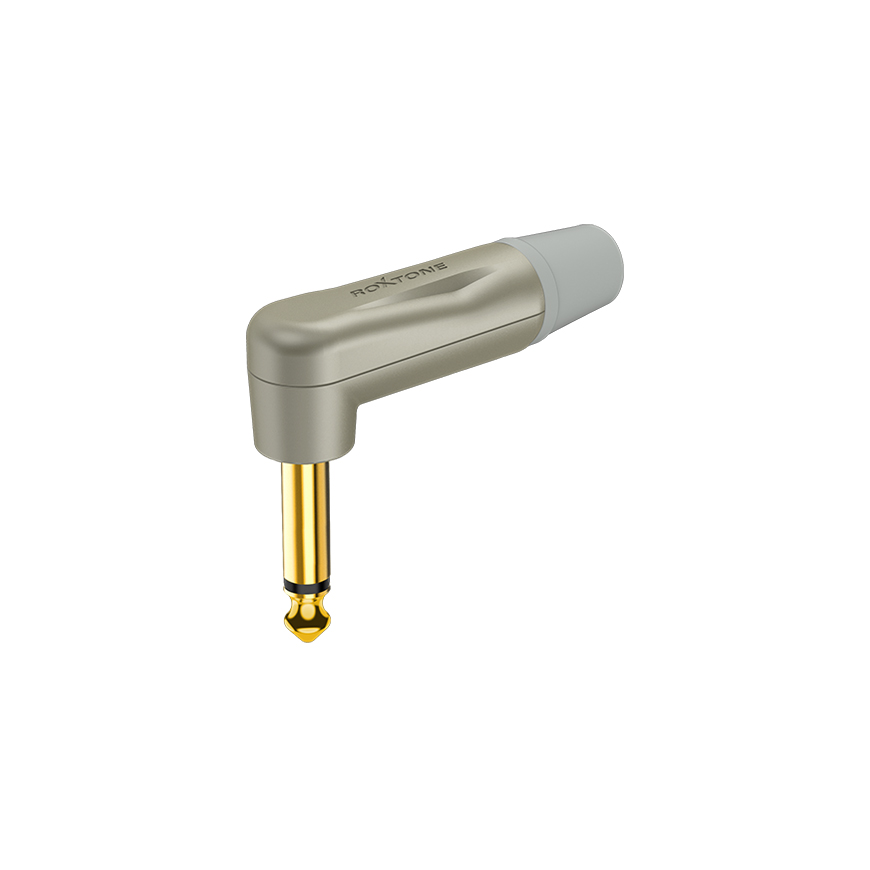 6.3mm mono plug, Satin nickel Honsing