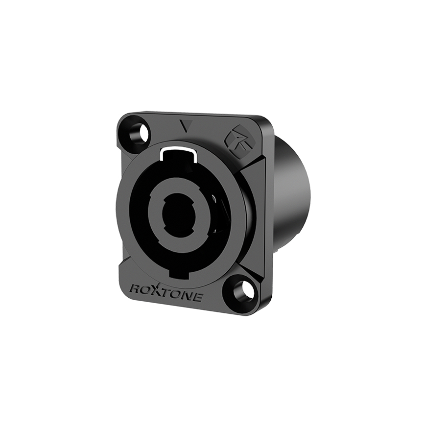 4 pole Speaker male socket, Tin plated contacts