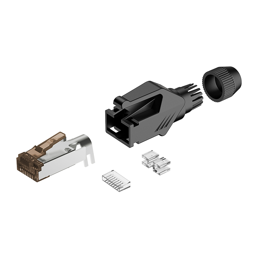 CAT5e RJ45 plug + Protective housing