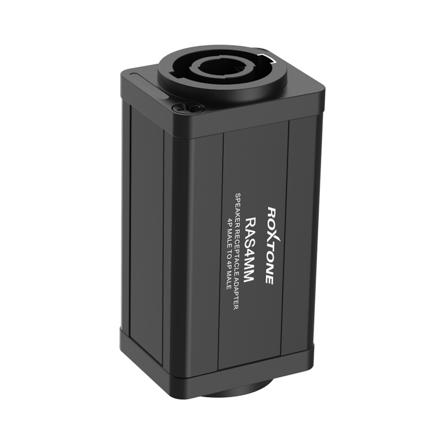 4-poles speaker male receptacle to 4-poles speaker male receptacle