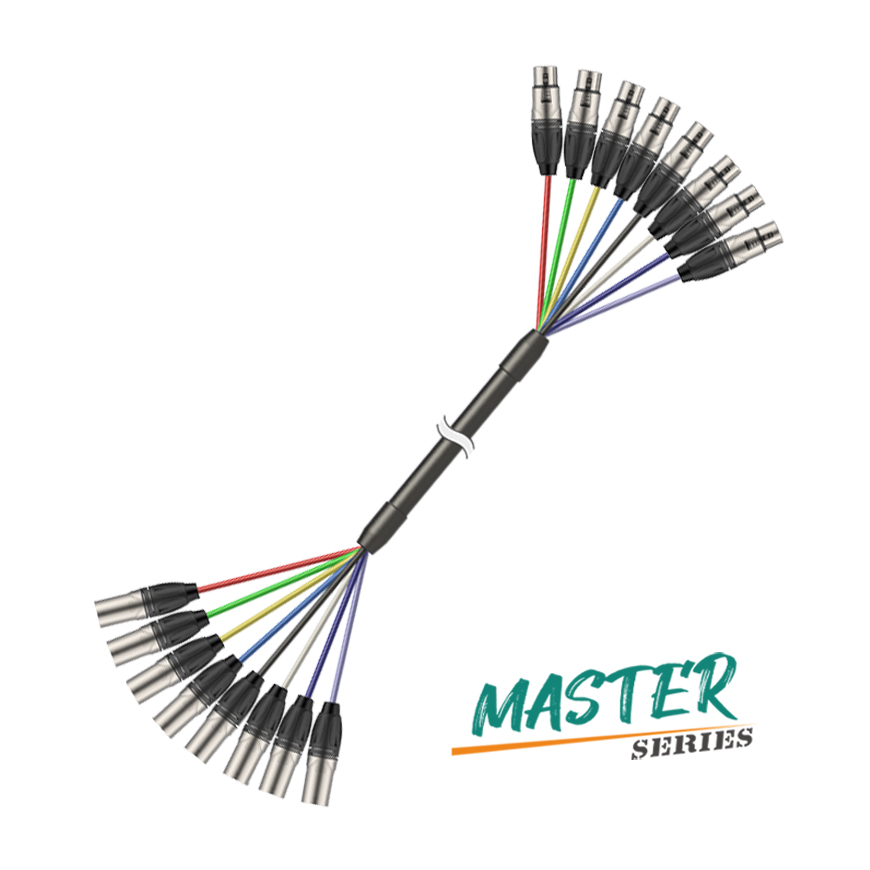 Professional balanced multilink connecting cable