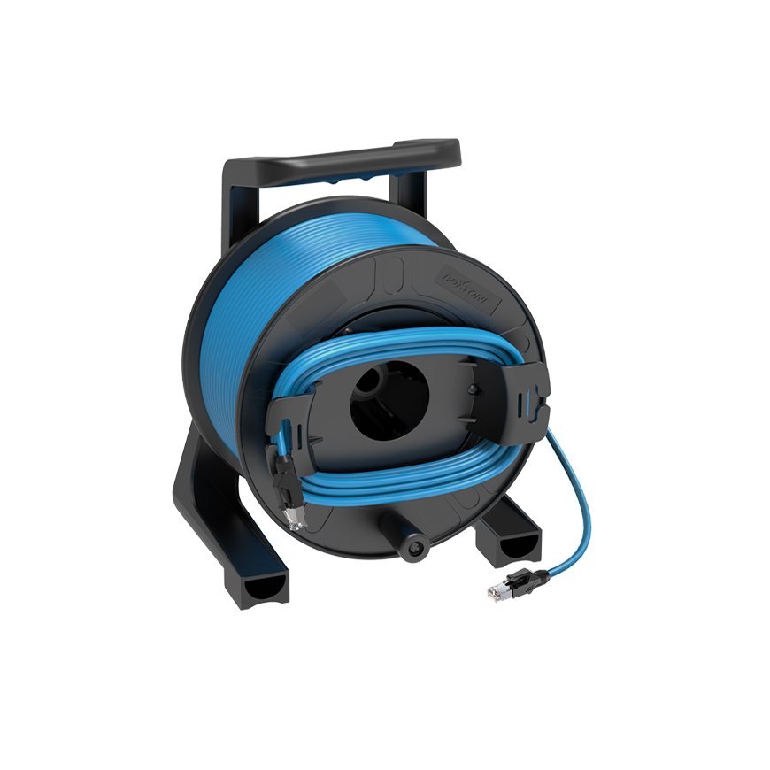 Professional unbreakable cable drum system, CAT5e(S/UTP)