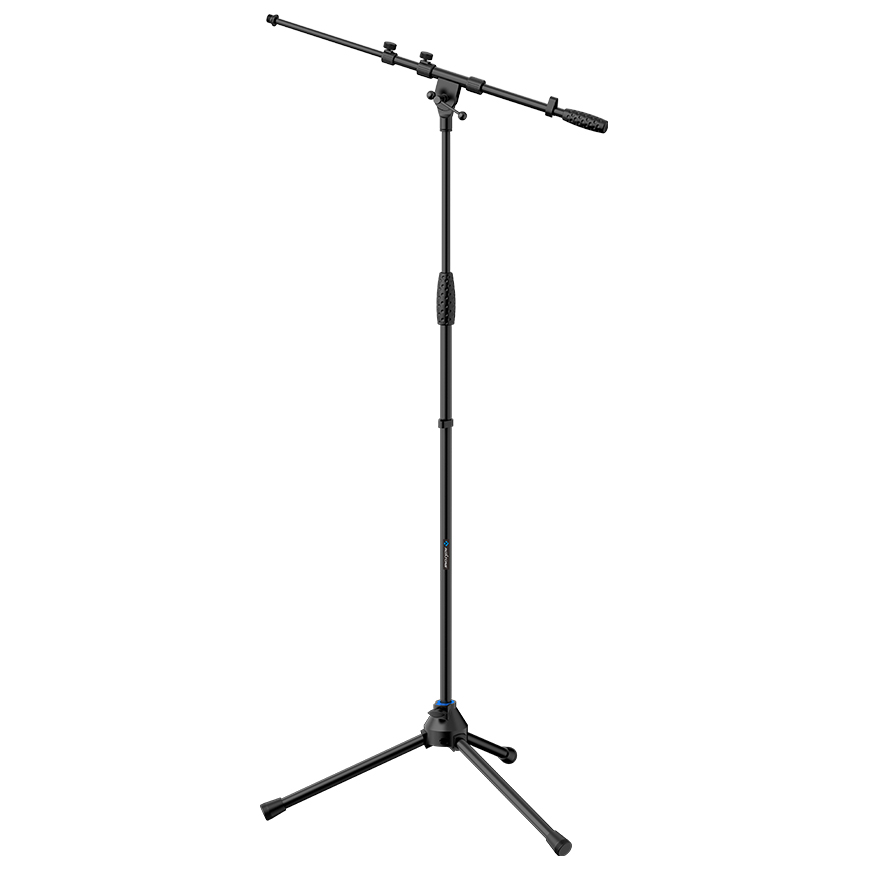 Microphone Stand, Telescopic Boom, Tripod , 2-Point