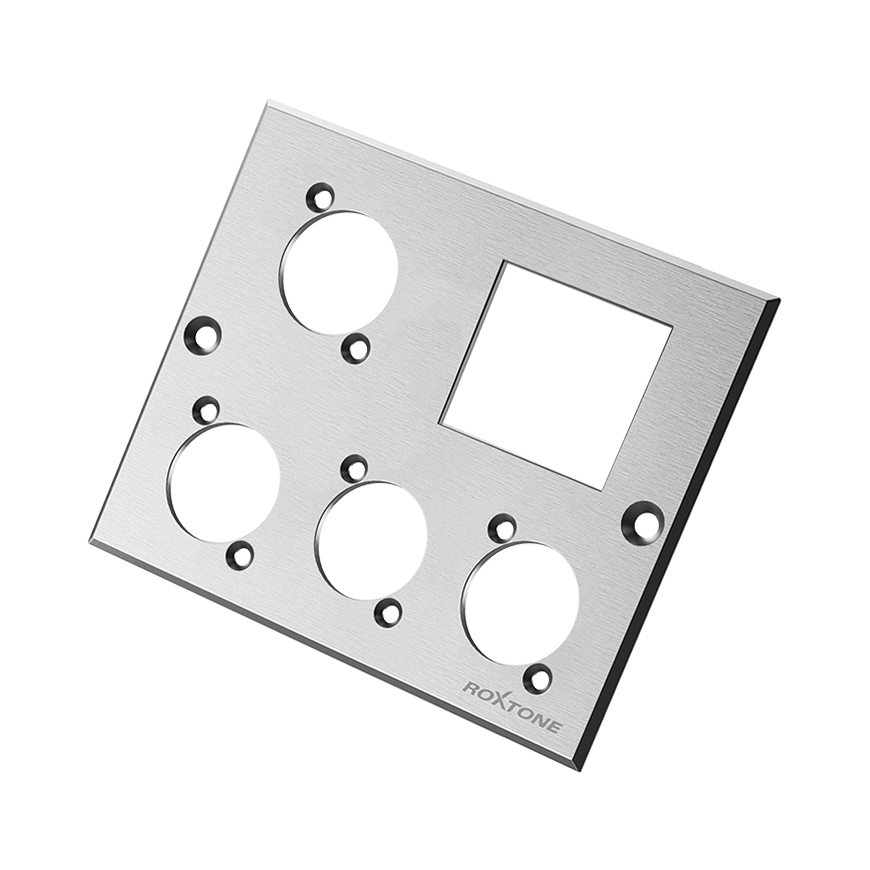 Empty aluminum drawing wall mount panel