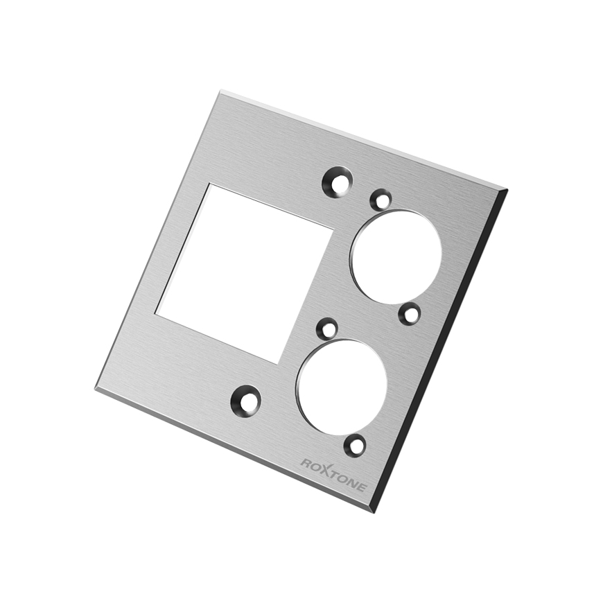 Empty aluminum drawing wall mount panel