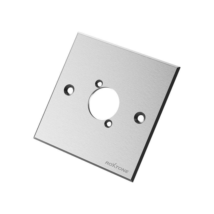 Empty aluminum drawing wall mount panel