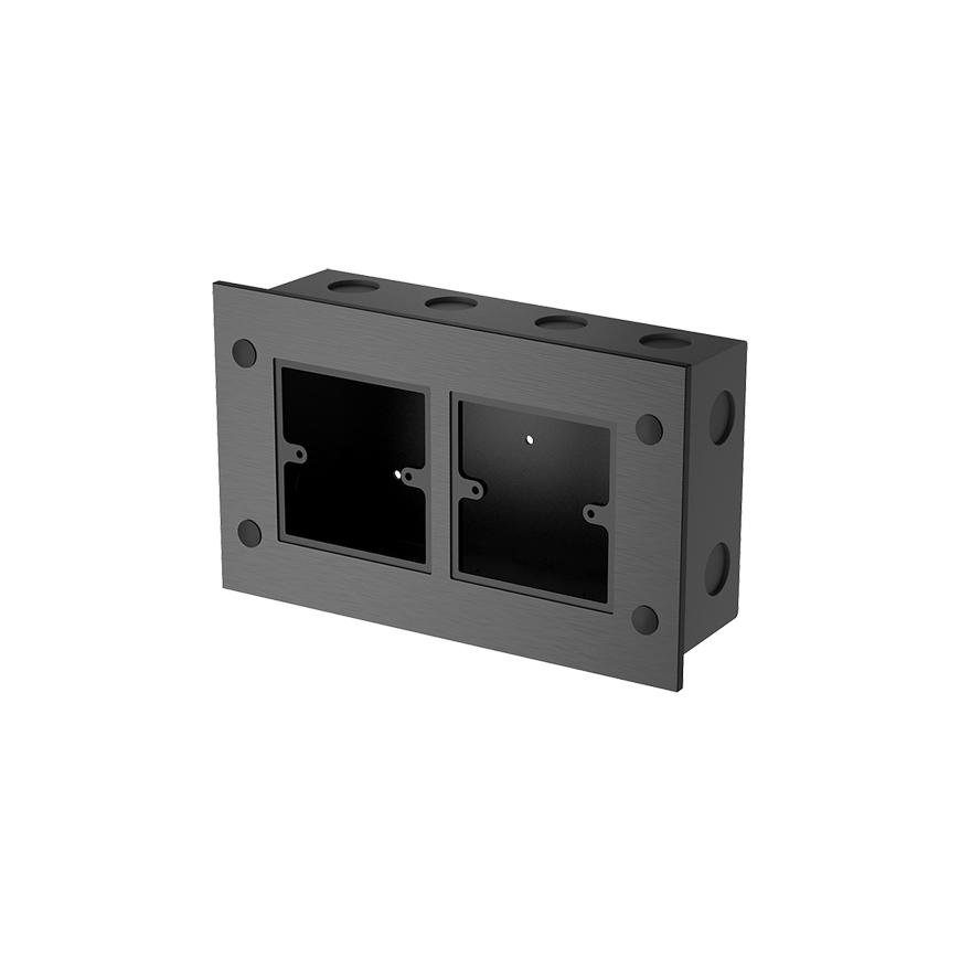 Wall mounted aluminum box