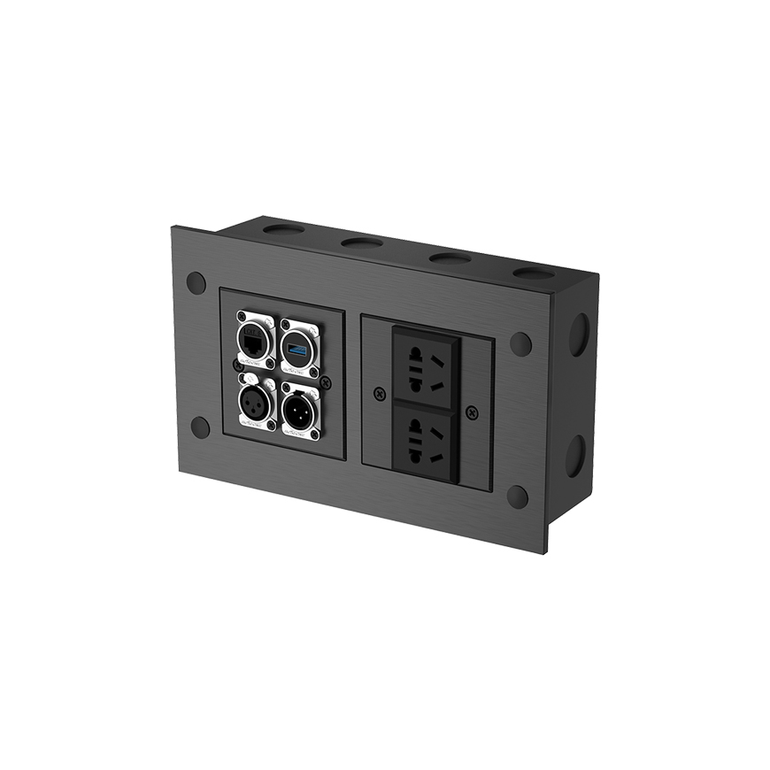 Wall mounted aluminum box