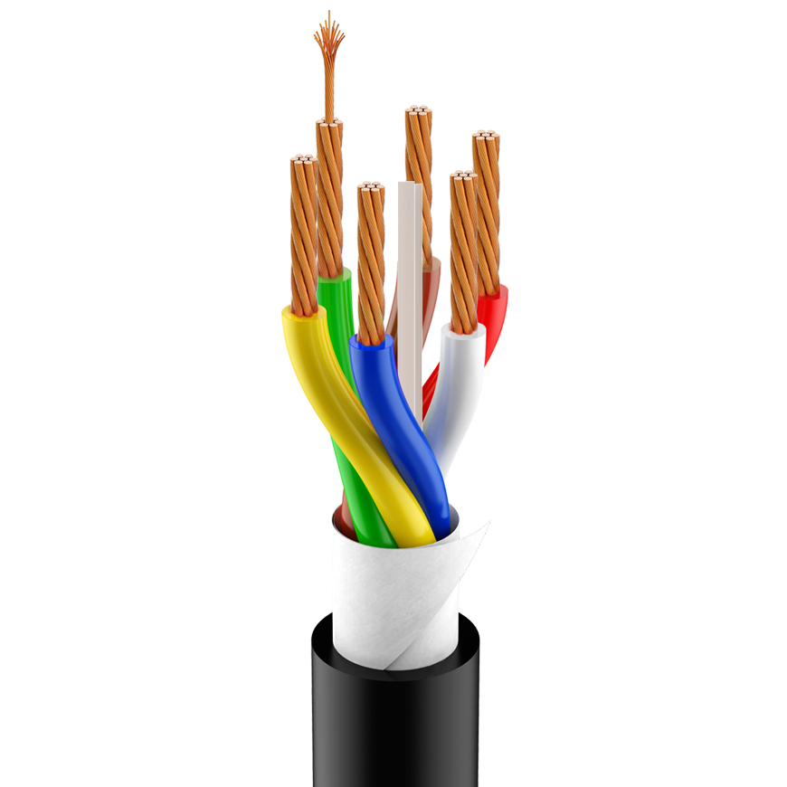 Highly flexible speaker cable - 14AWG - 6 x 2.5mm²