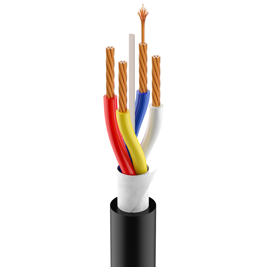 Highly flexible speaker cable - 14AWG - 4 x 2.5 mm²