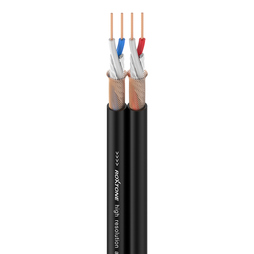Flat audio cable - 26AWG - 2 x 2 x 0.14 mm²